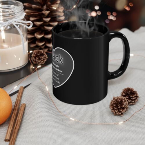 2813647105508534596_2048.jpeg Black Heart Mug — Minimalist Gothic Coffee Black Mug (11oz, 15oz)