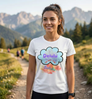 Delulu_female_1 Unisex Jersey Short Sleeve Tee — "Delulu" Is Not The Solulu.
